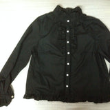 Camisa volante negro